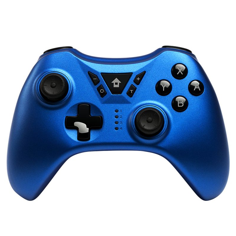 New Switch Pro Controller Wireless Bluetooth Gamepad Joystick for Nintendo Switch NS for PS3/PC/Android/Steam (Blue)
