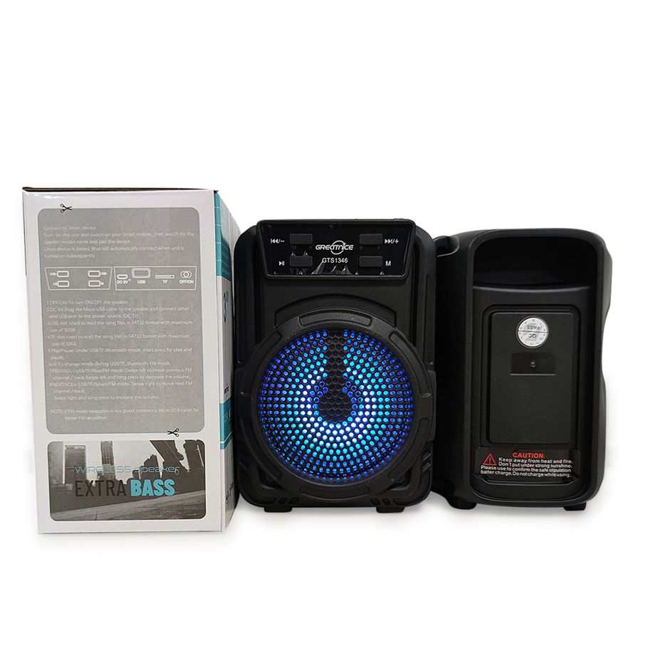 GTS 1346 Wireless Bluetooth Rechargeable Speaker EXTRA BASS