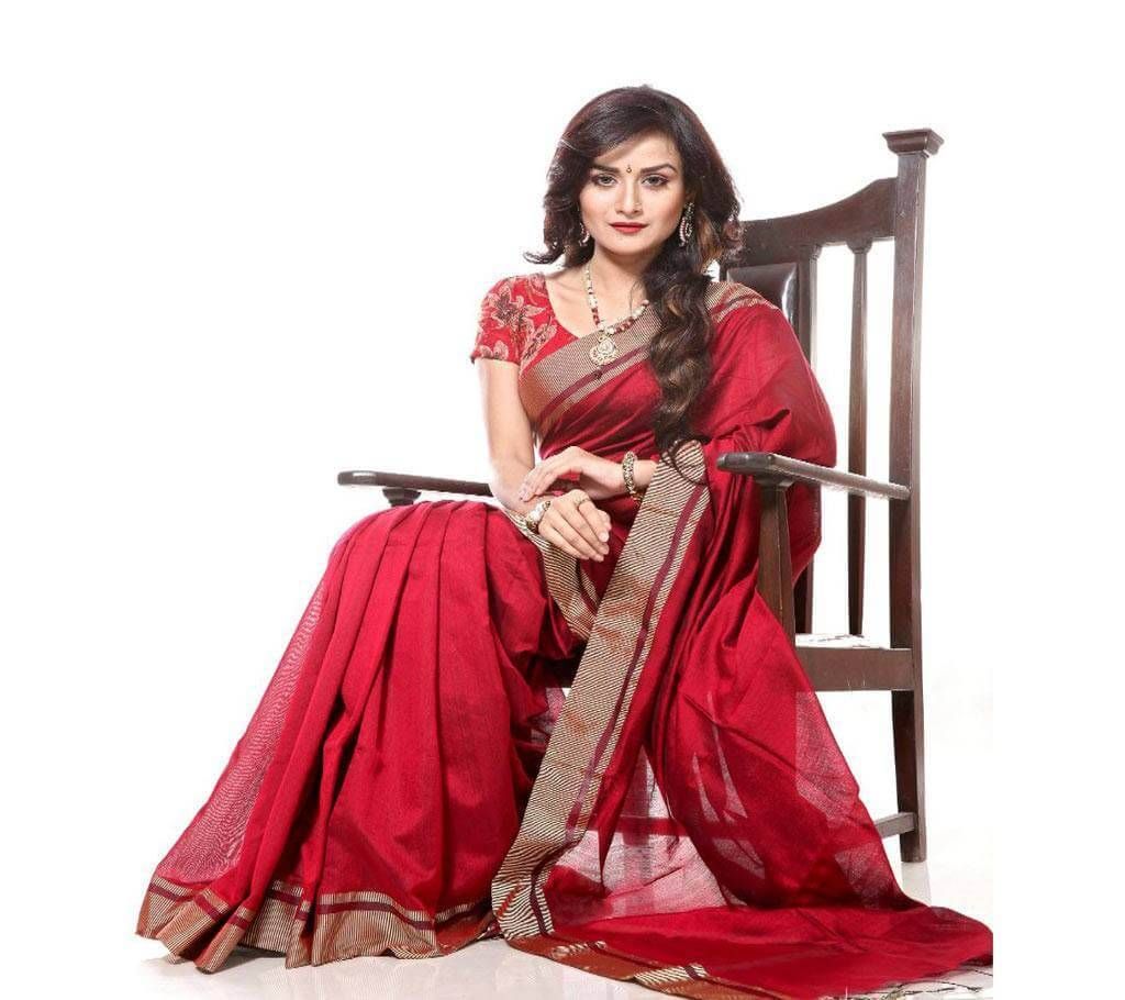 Cotton and Silk Mixed Saree