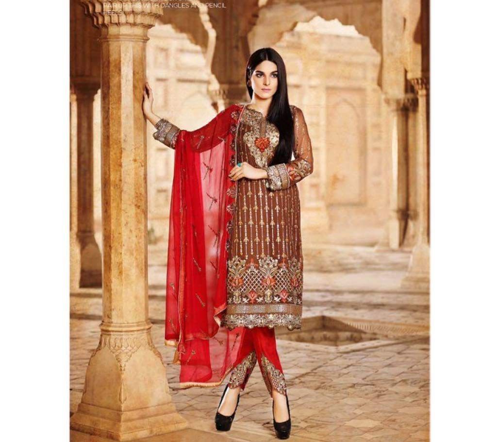 Original Unstitched Pakistani Maryam three pc