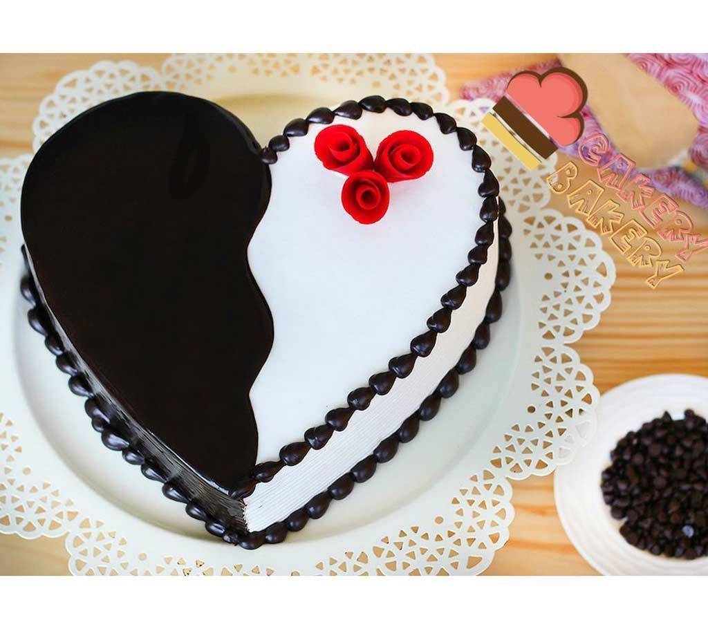 Chocolate Valentine Theme Cake 1Kg