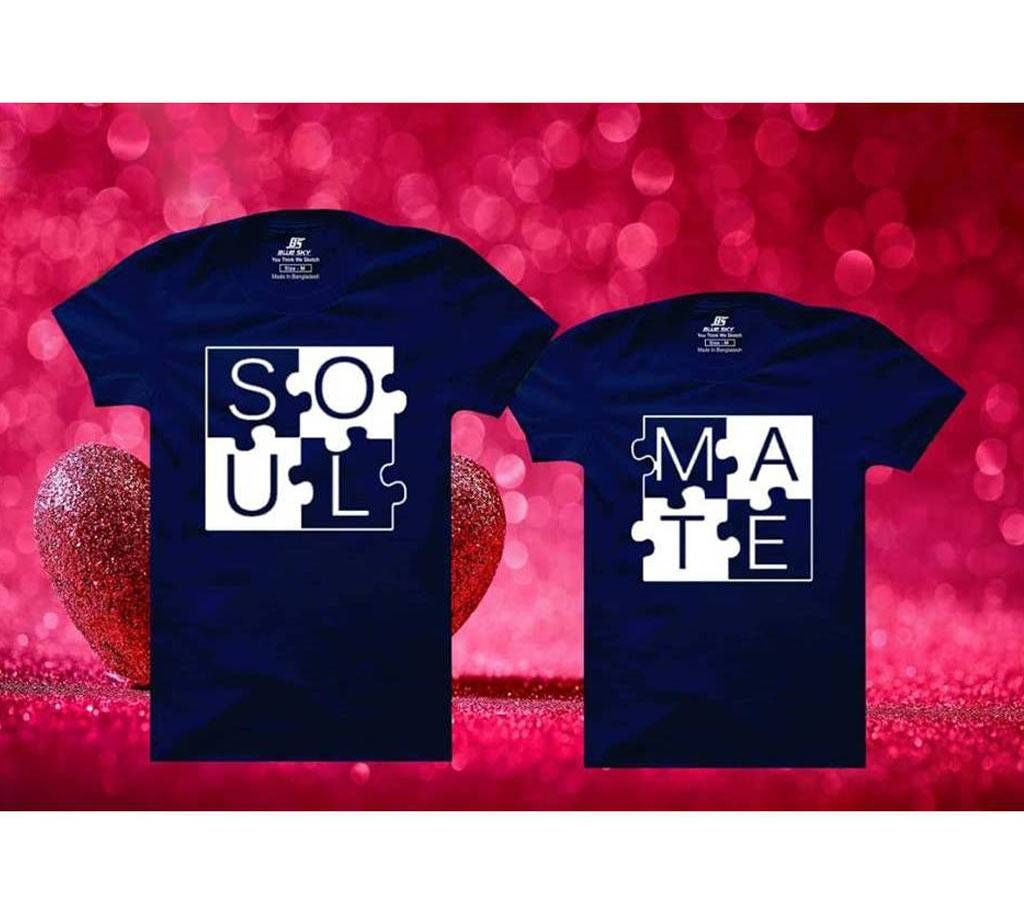 Soul Mate Mens Half  sleeve T-shirt
