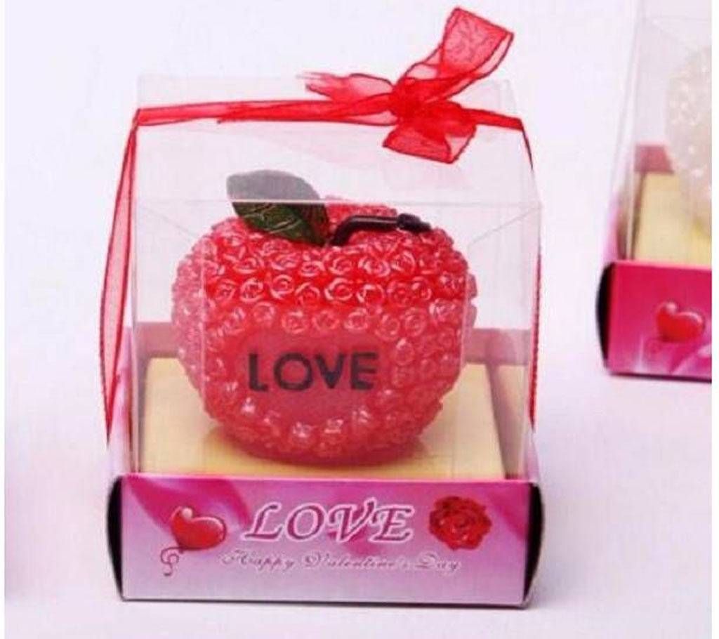 valentine candel gift box