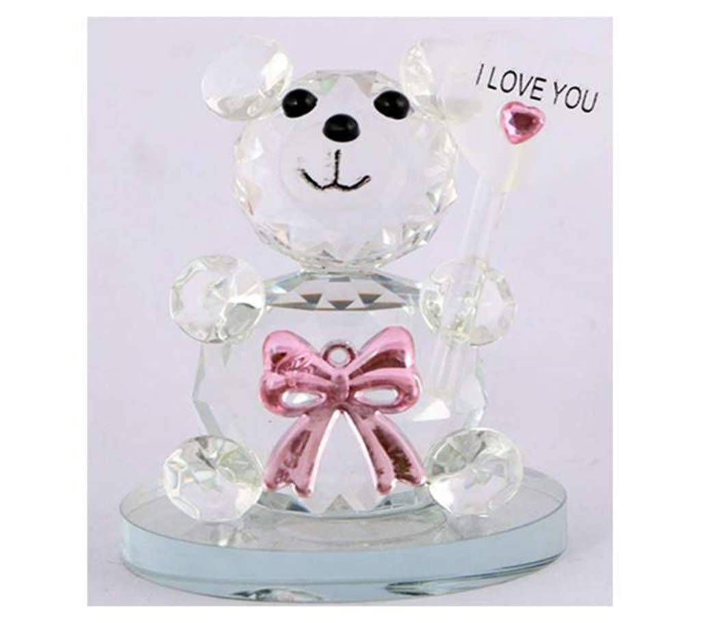 I Love You Panda Crystal