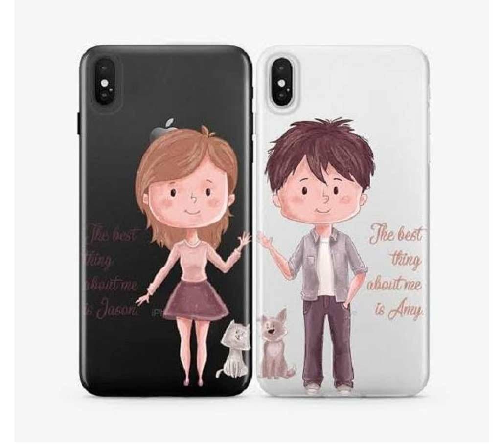 Jason Amy Customized Couple Mobile Cover For Any Mobile Model 