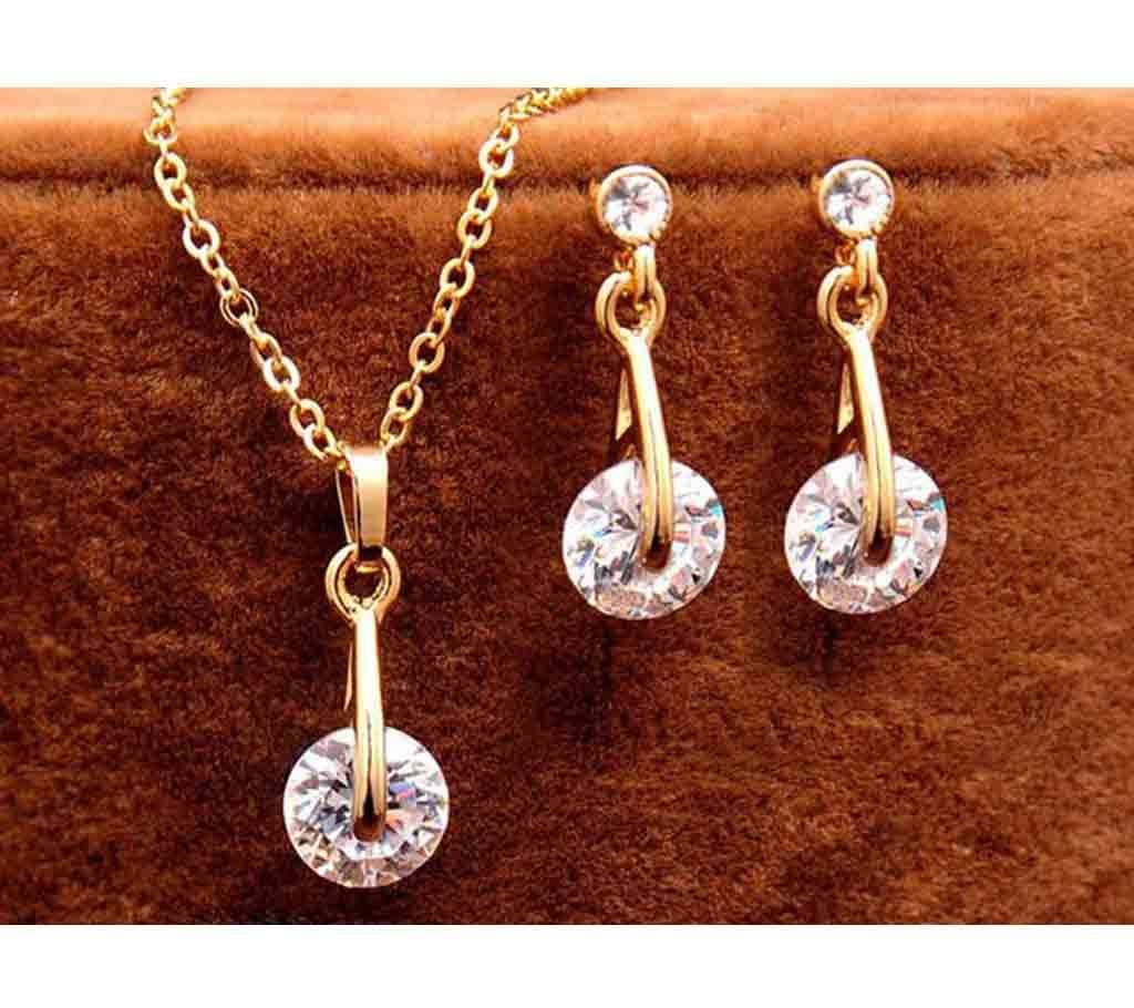 Valentines Days Gift Crystal Jewellery Sets