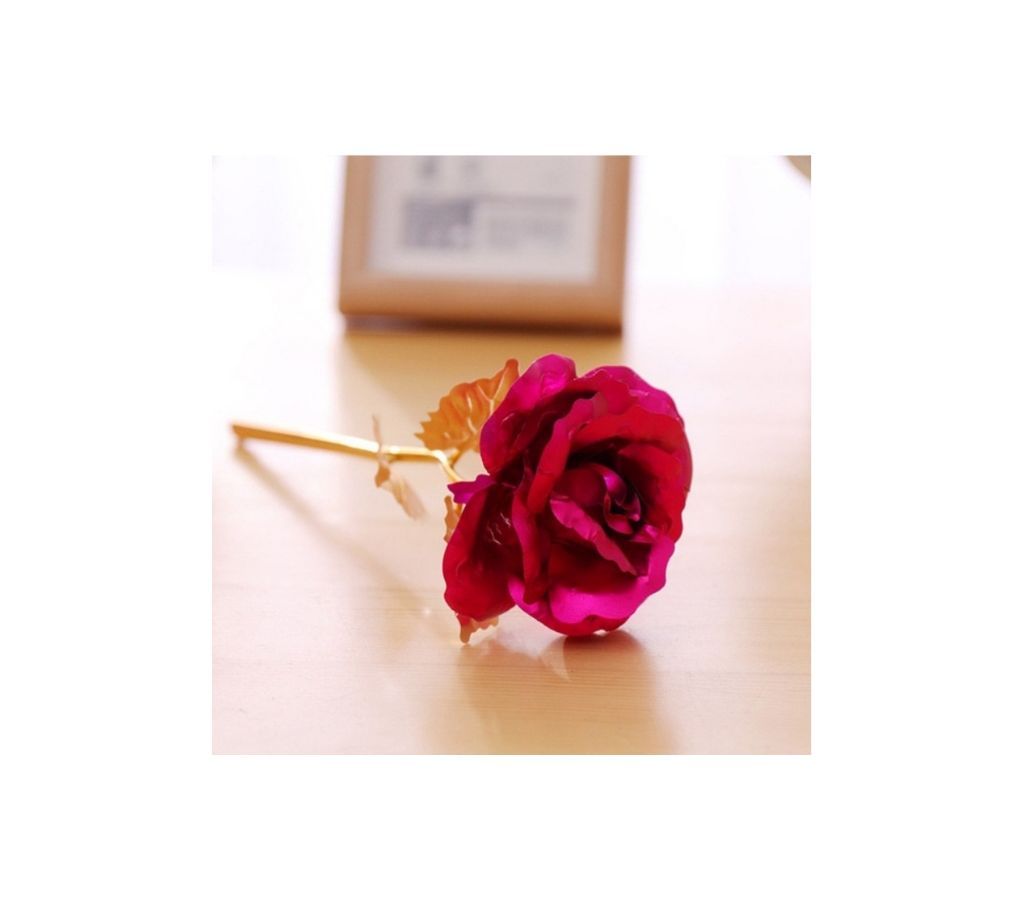 24K Gold Plated Foil rose for Valentines day gift with box