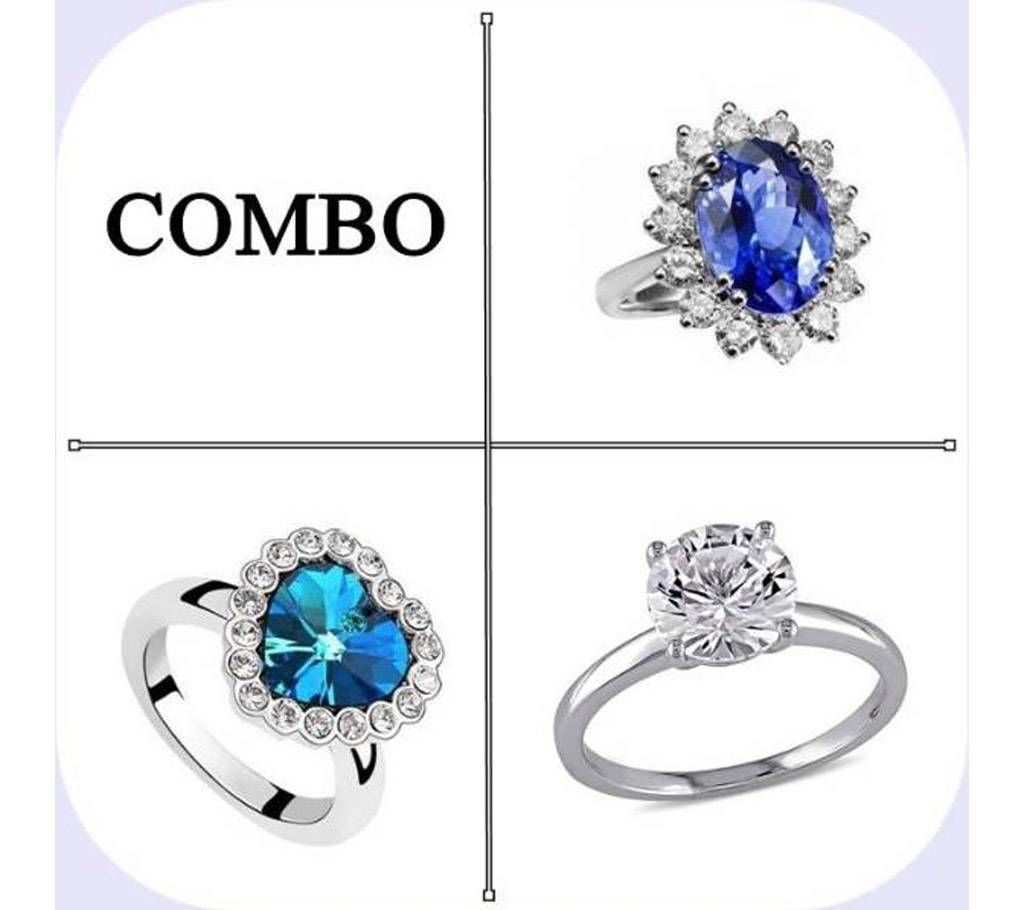 3 Pack of Finger Ring Combo