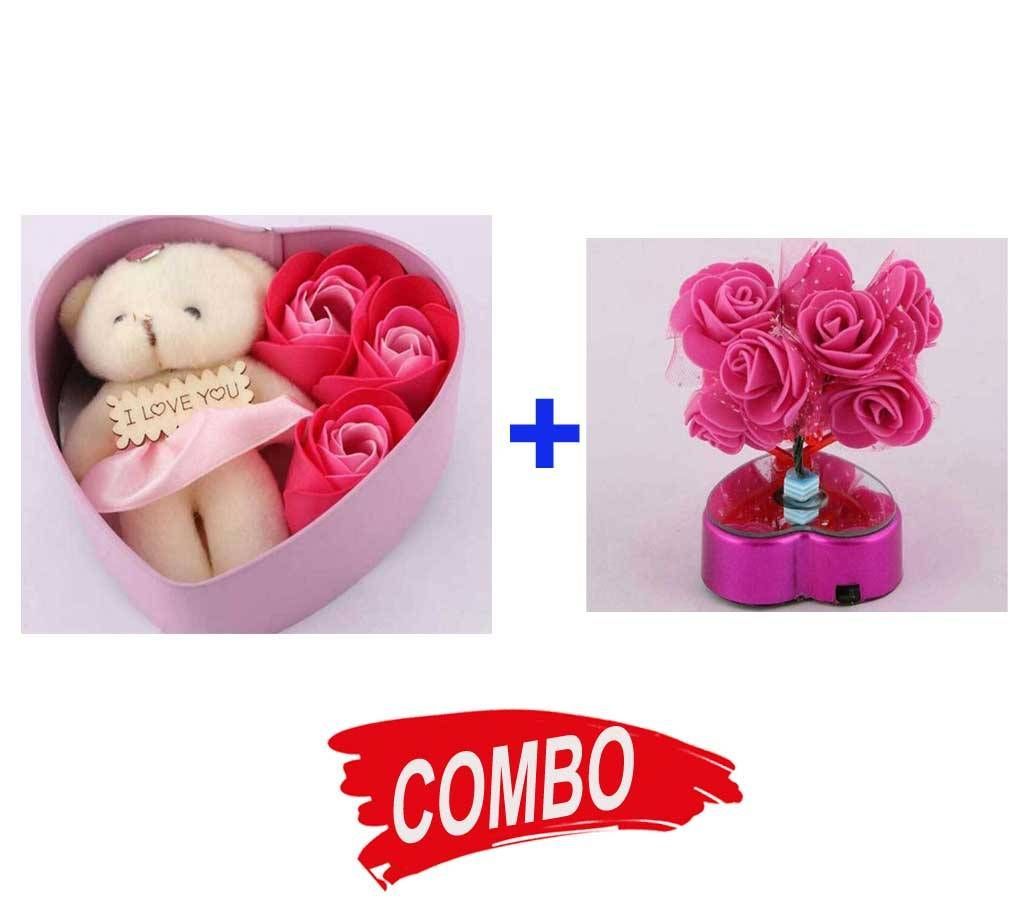  Valentine Flower special Gift Item+ Valentine Love gift box combo offer 