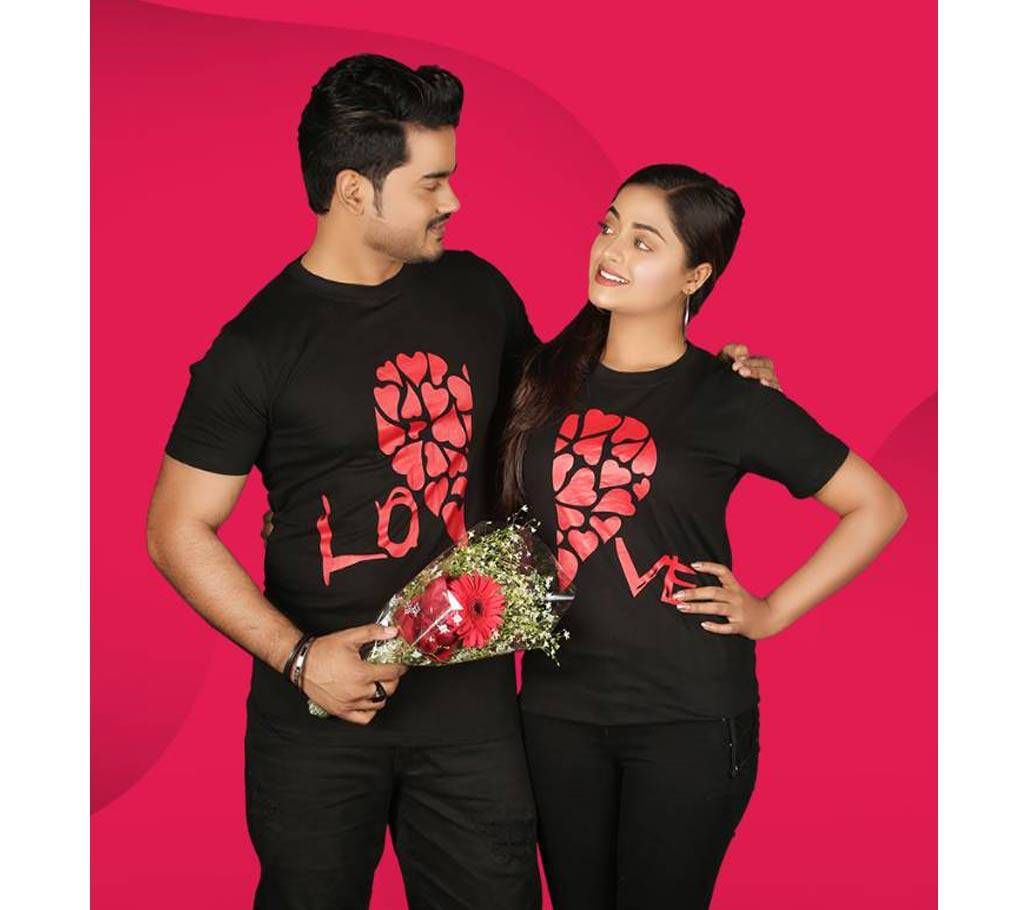 love Couple T-Shirt Combo-2pcs 