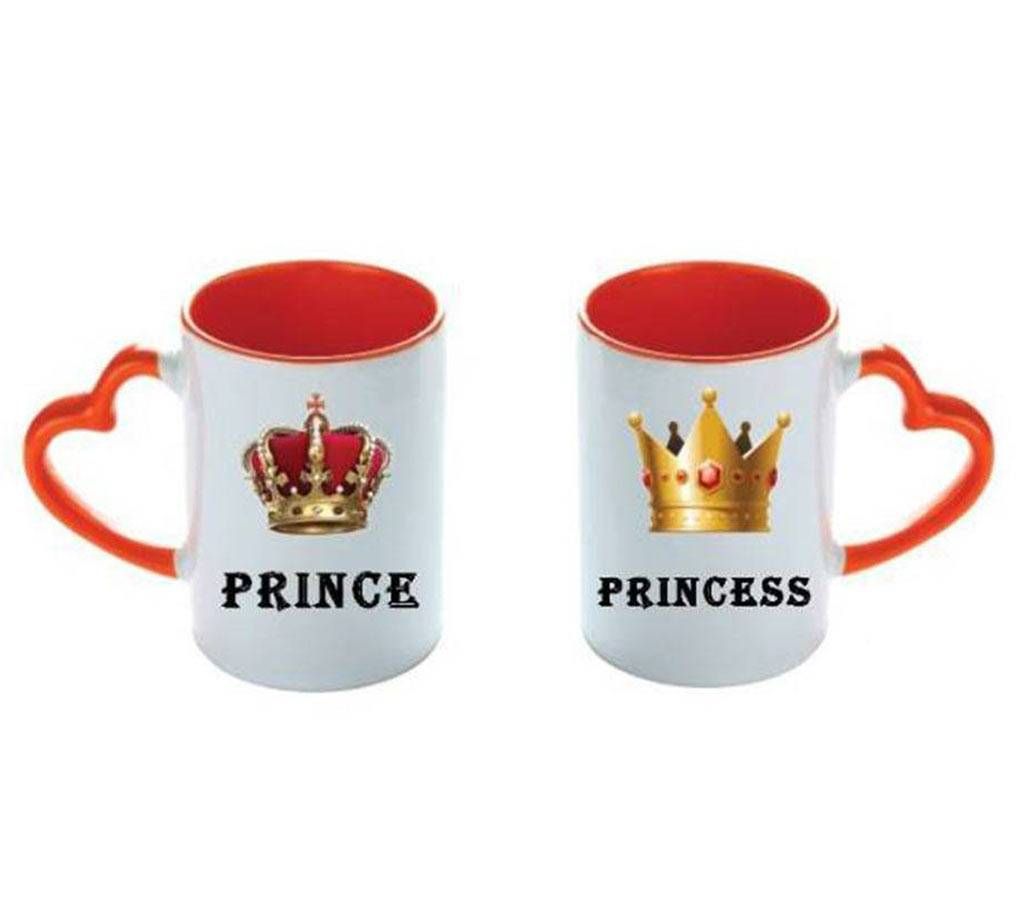 valentine love couple mug (Prince-Princess)