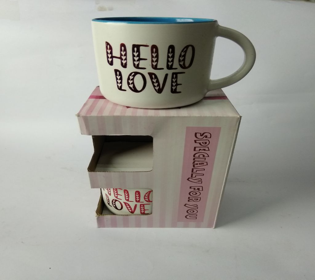Romantic Ceramic Coffee Mug For Gift - 1 pcs