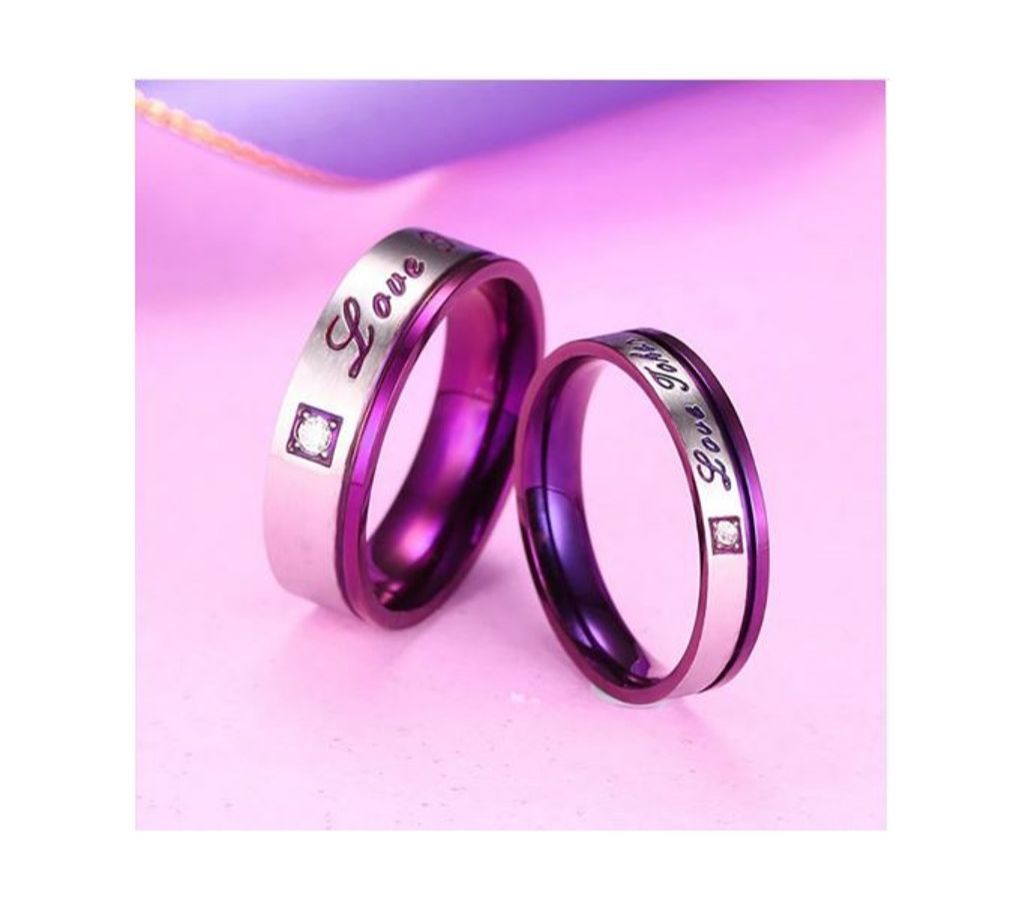 Love Promise Couple Ring (purple)