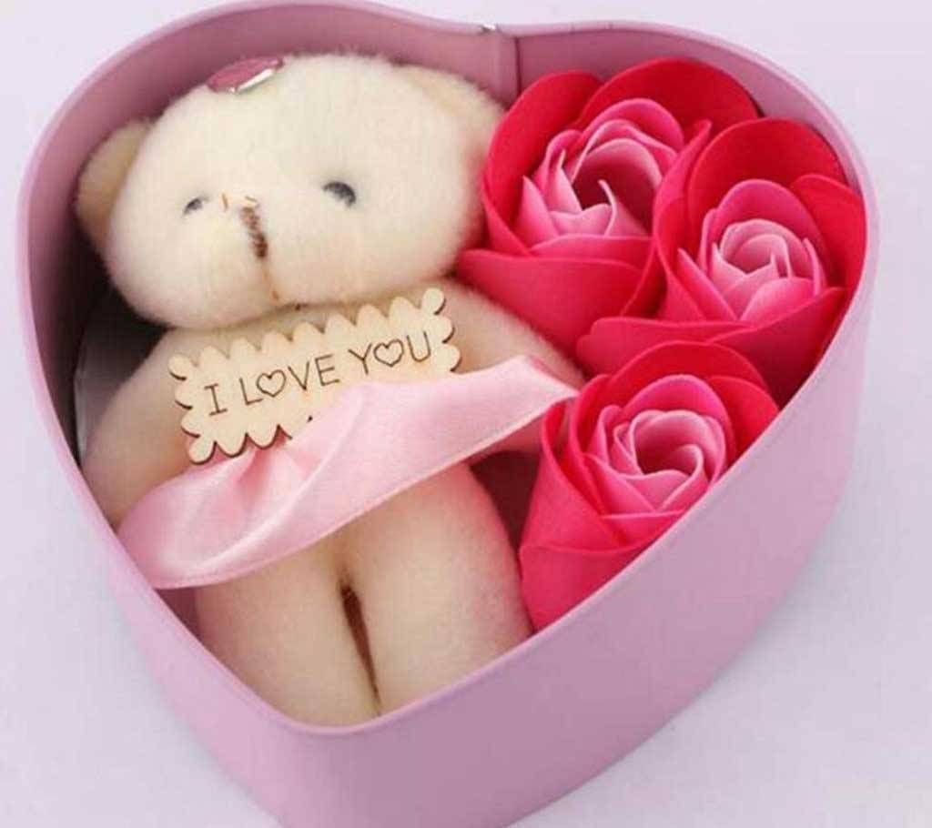 valentine love box pink