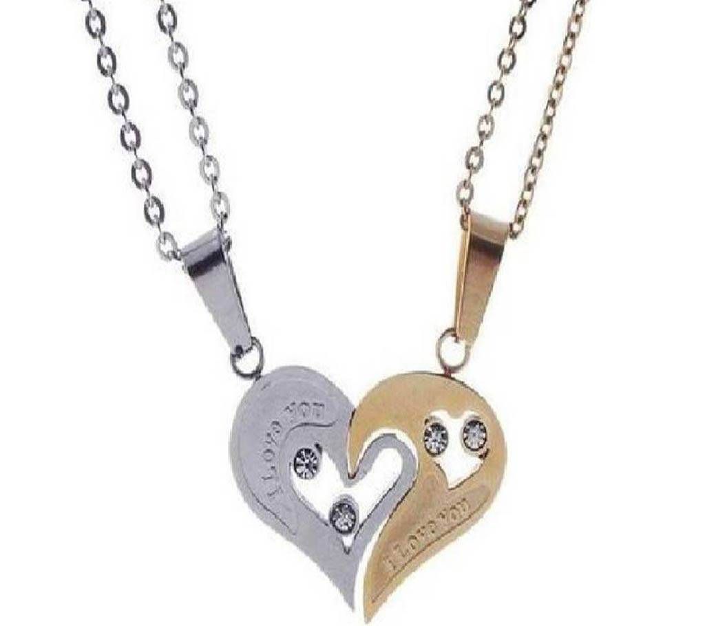 Valentine Special heart shaped couple Pendant 