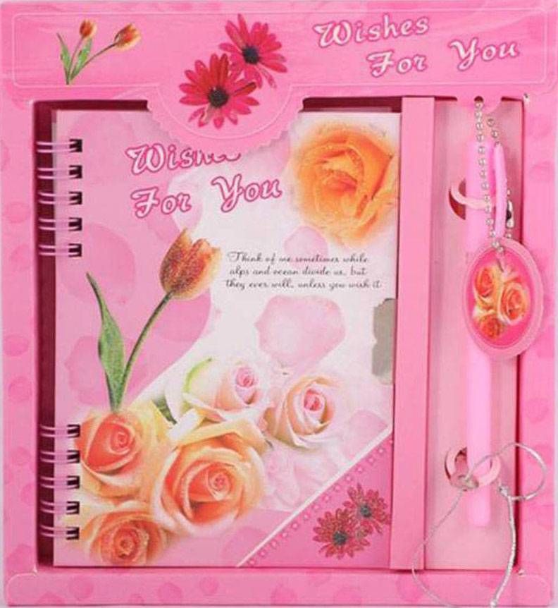 Pen with Lock Diary - Gift Set