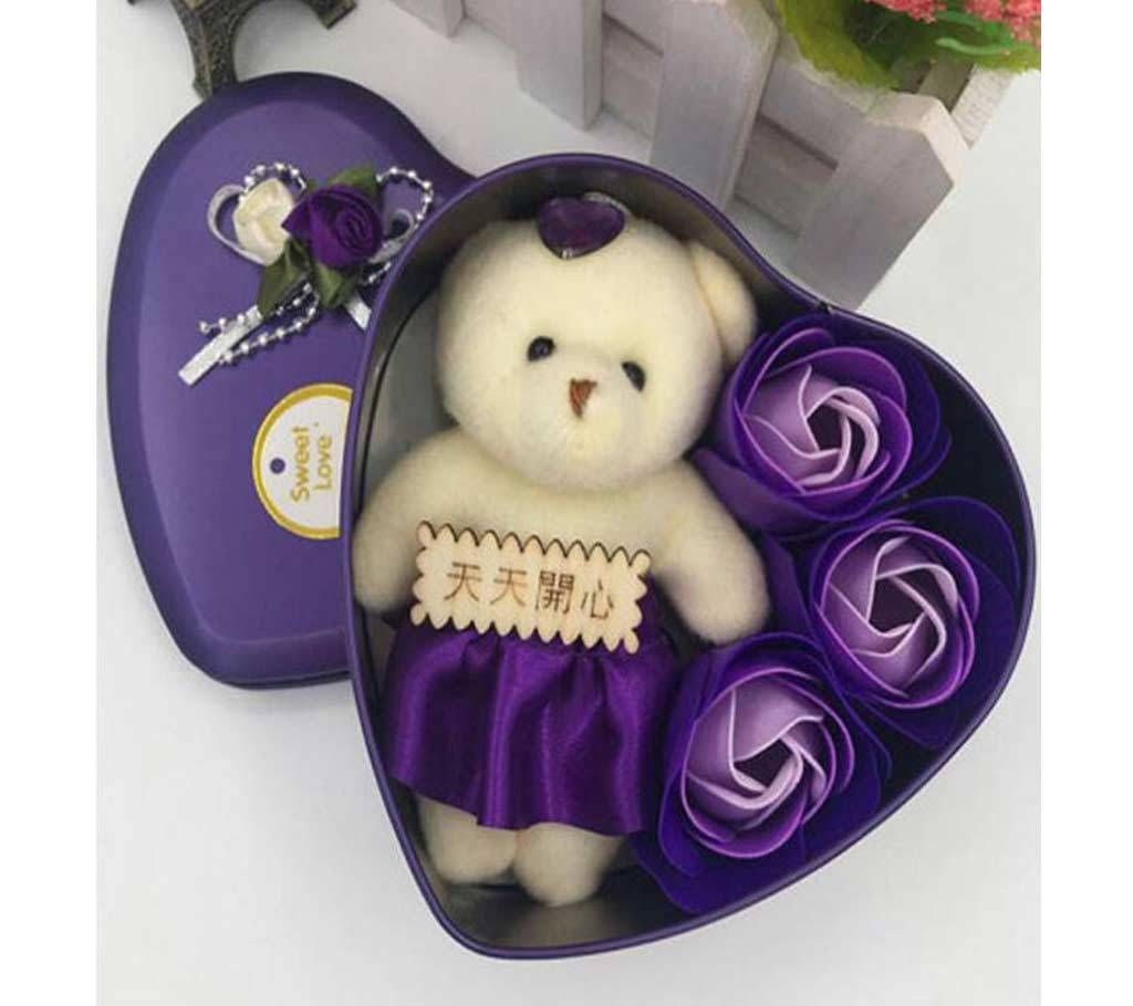 Sweet Love Aluminium Valentine Gift Box Set-Violet