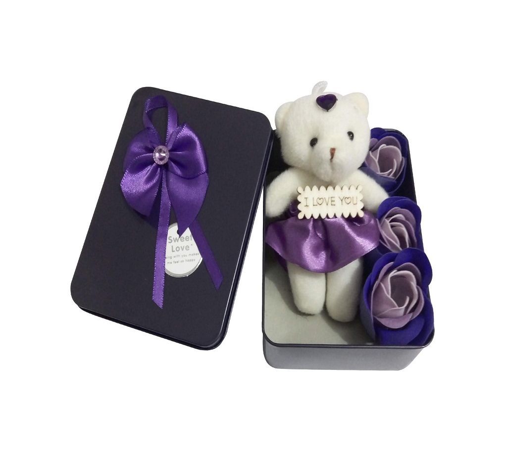 I Love you Panda Doll-purple