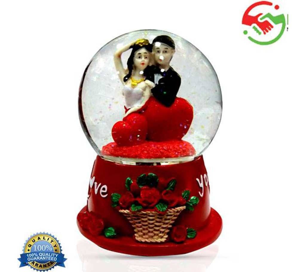 Valentine Love Water Ball show Piece