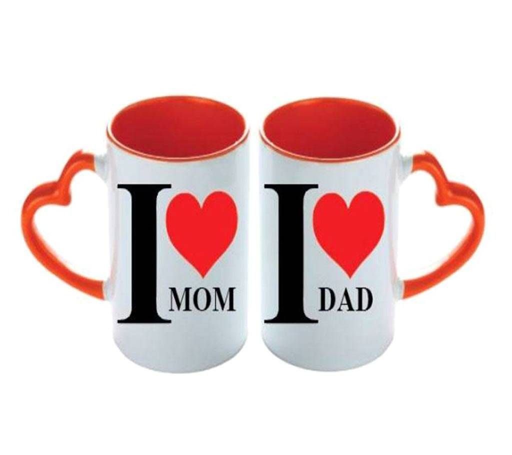 valentine love couple mug (Mom-Dad)