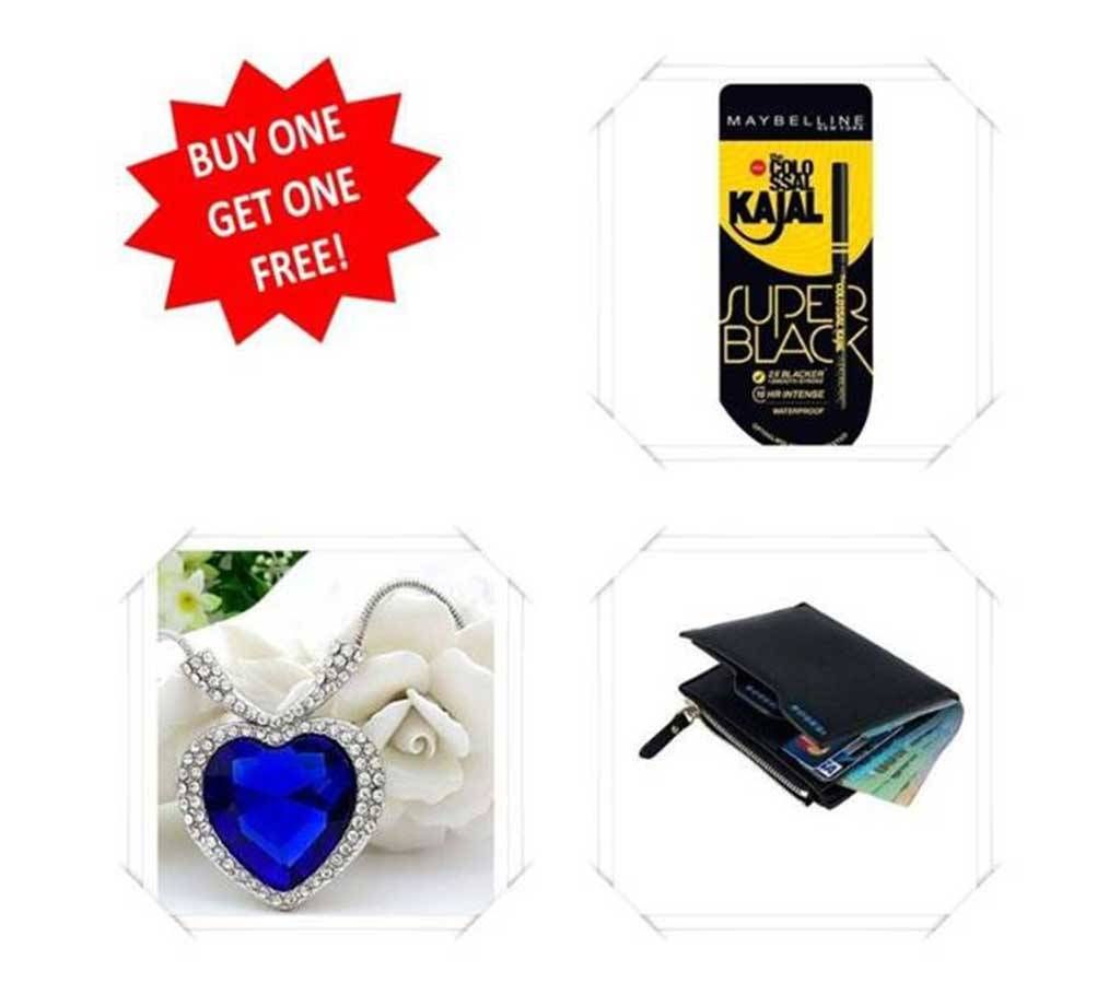 Bogesi Wallet-Titanic Necklace-Colossal Kajal Combo Offer