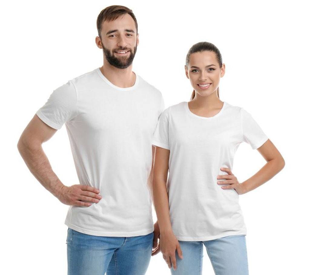 Valentine Short Sleeve Cotton Couple T-Shirt