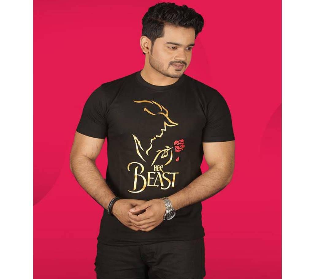 Her Beast Valentine's T-Shirt for Men
