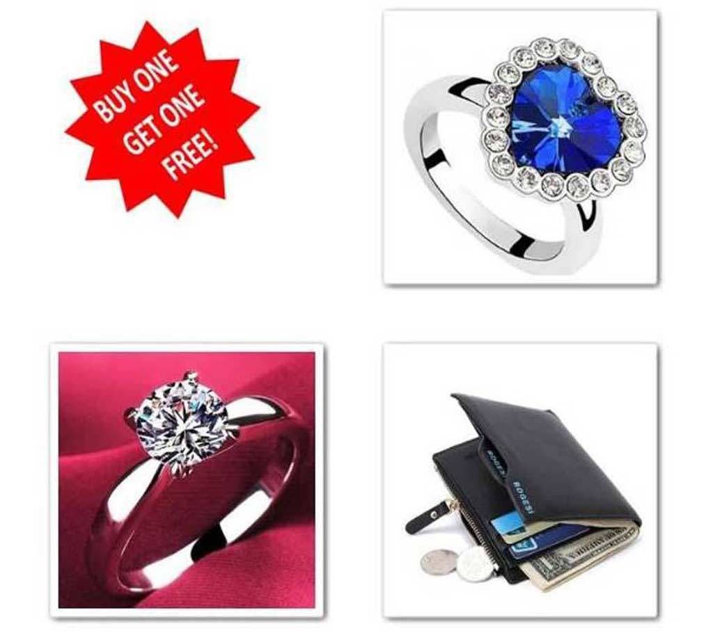 Buy Finger Ring & Bogesi wallet with Titanic Finge