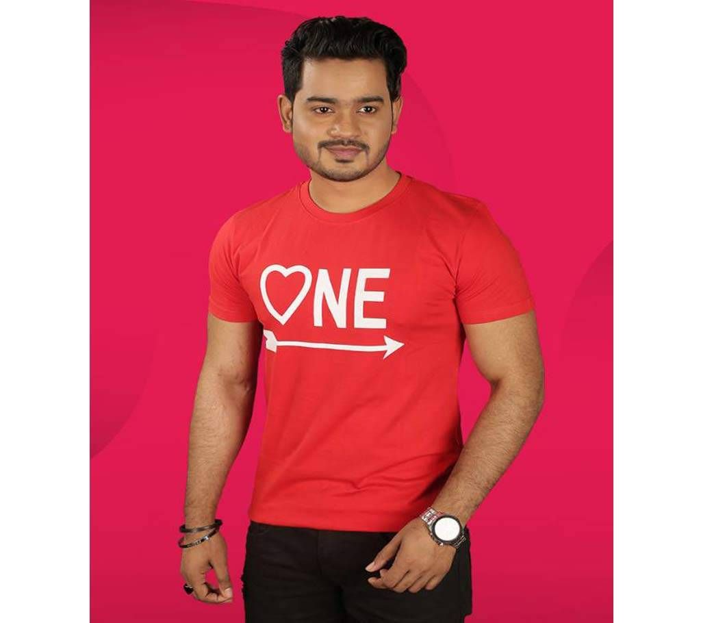 One Valentine's T-Shirt for Men