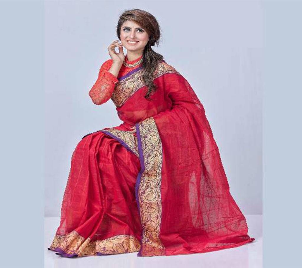 Handloom taant cotton sharee