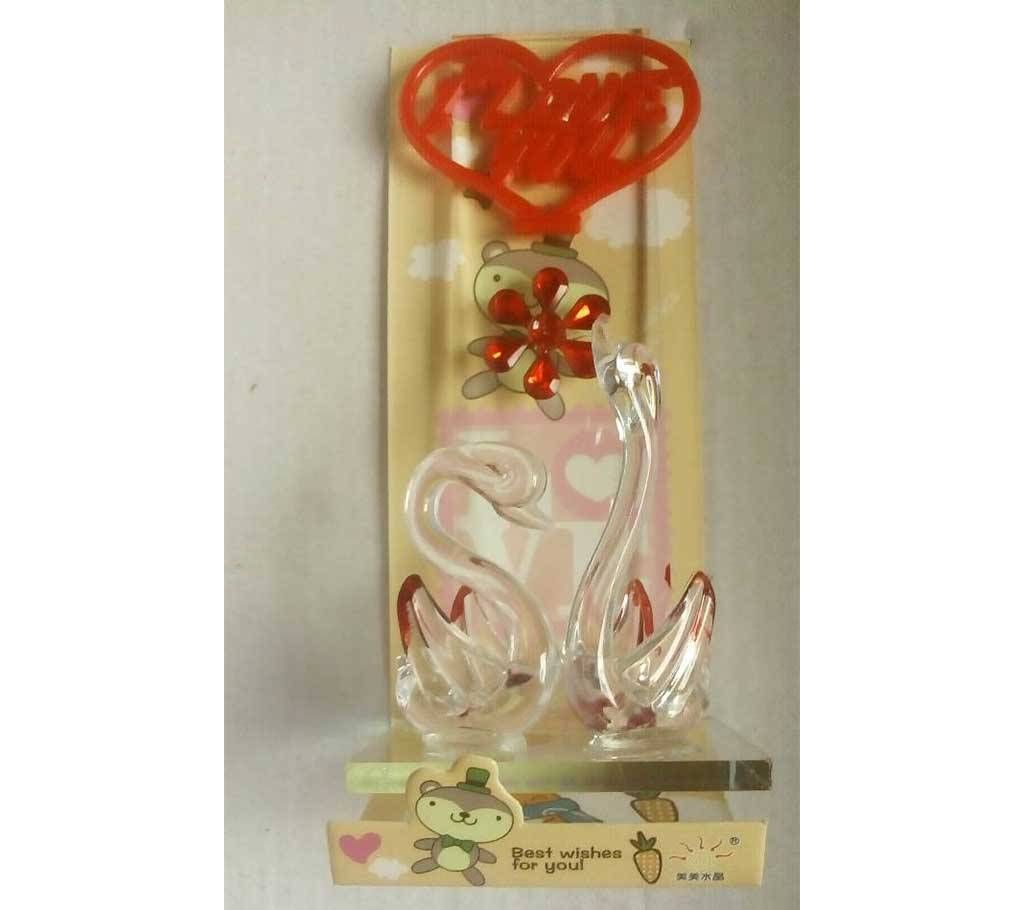 Swan I love you show piece