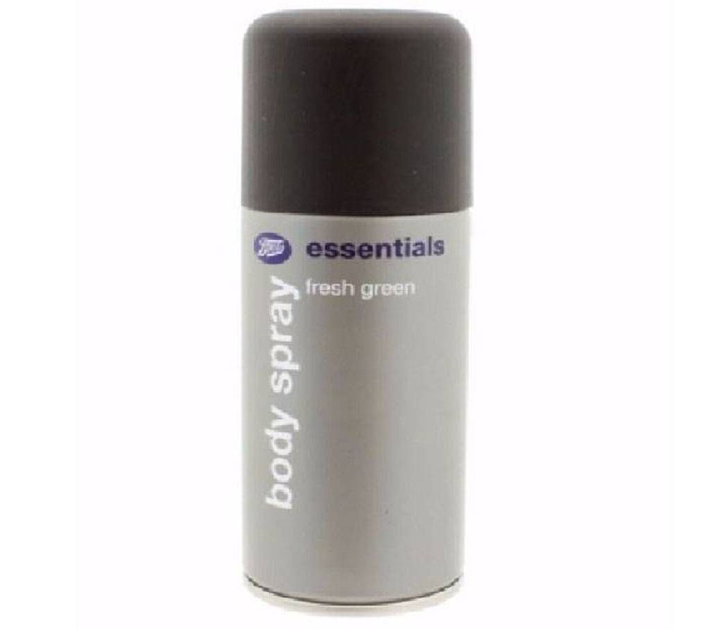 Boots Essential Body Spray Fresh Green for Men 150ml