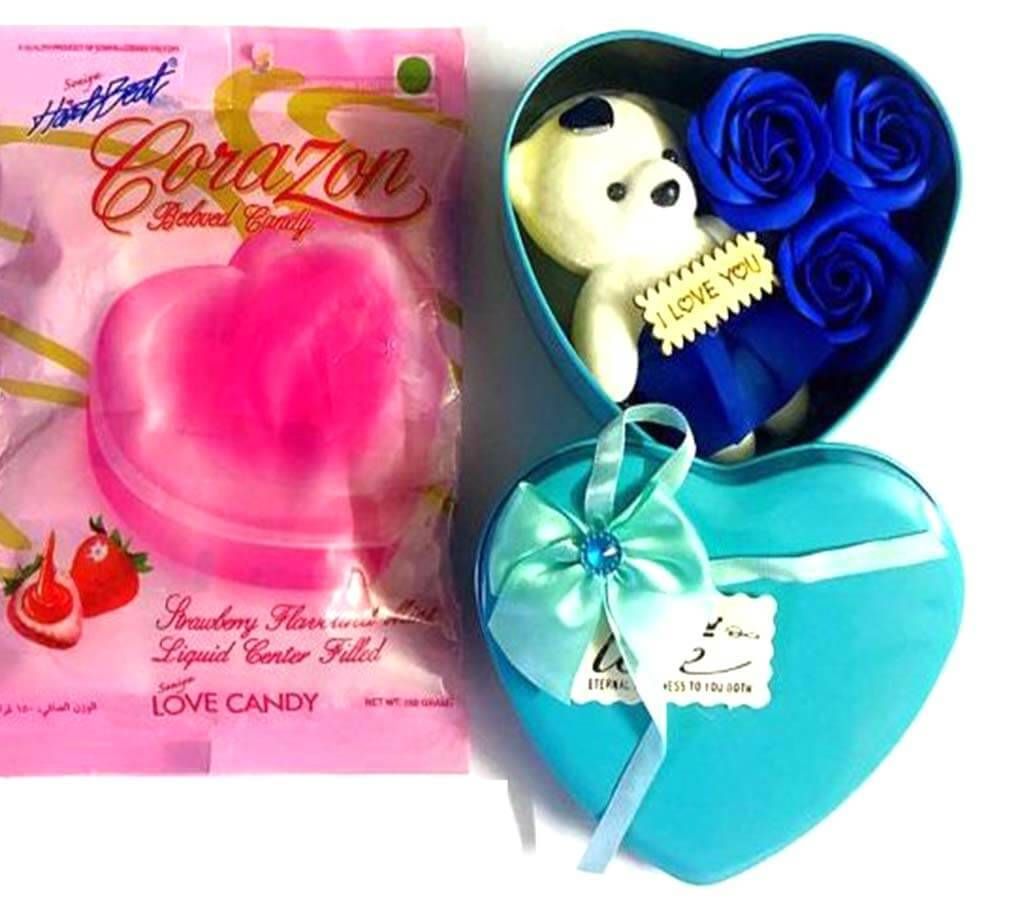 Love shaped Candy+ Sweet love Gift Box Combo Offer 