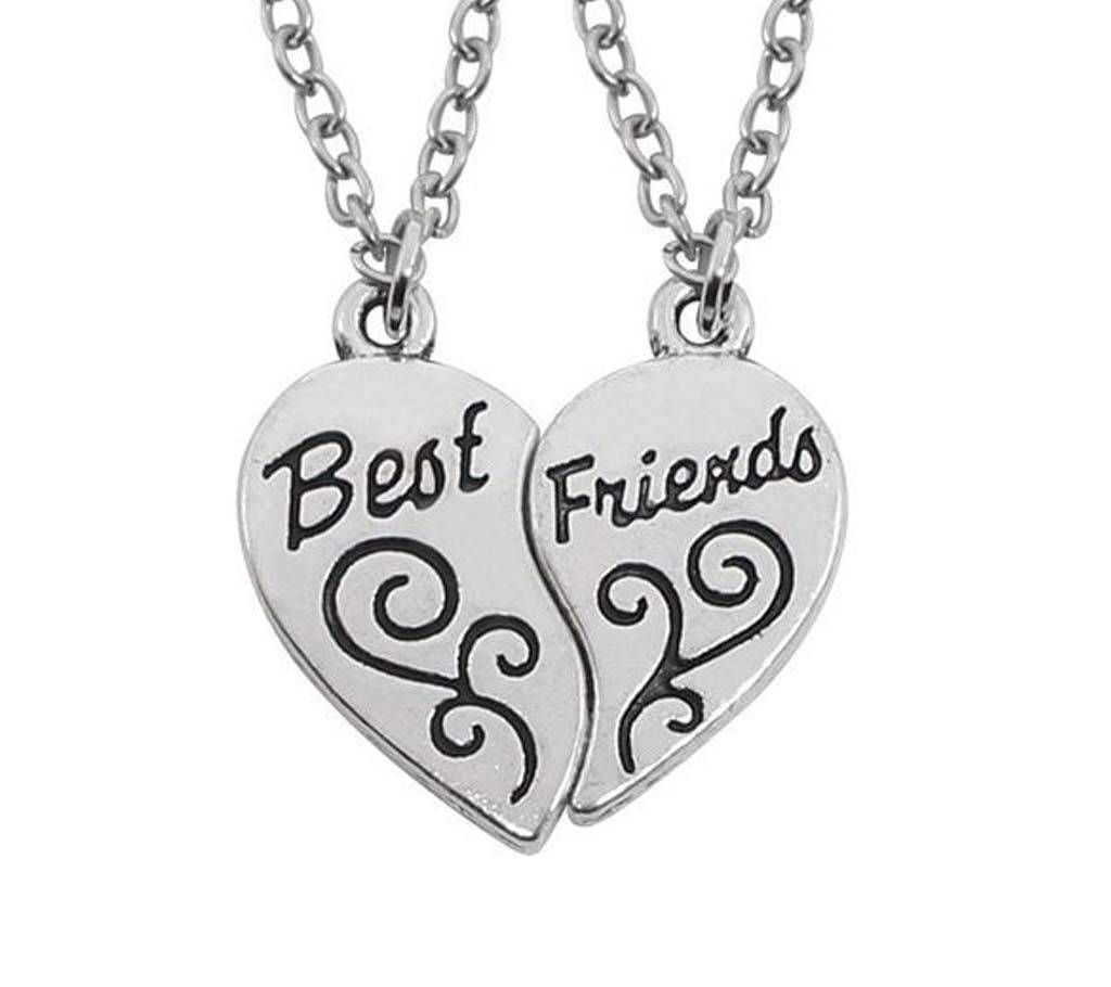 Half Heart Love Best Friends Necklaces