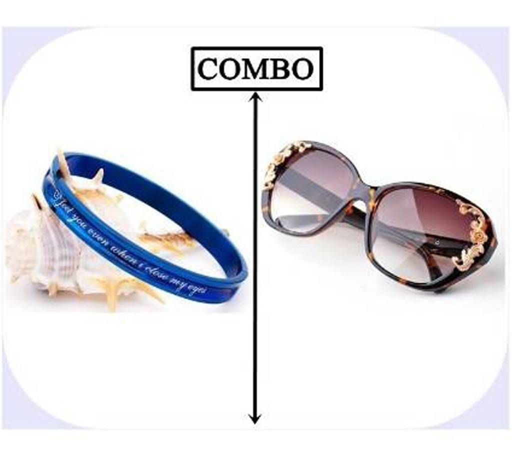Combo of Stainless Steel Bracelet & Women Fashion