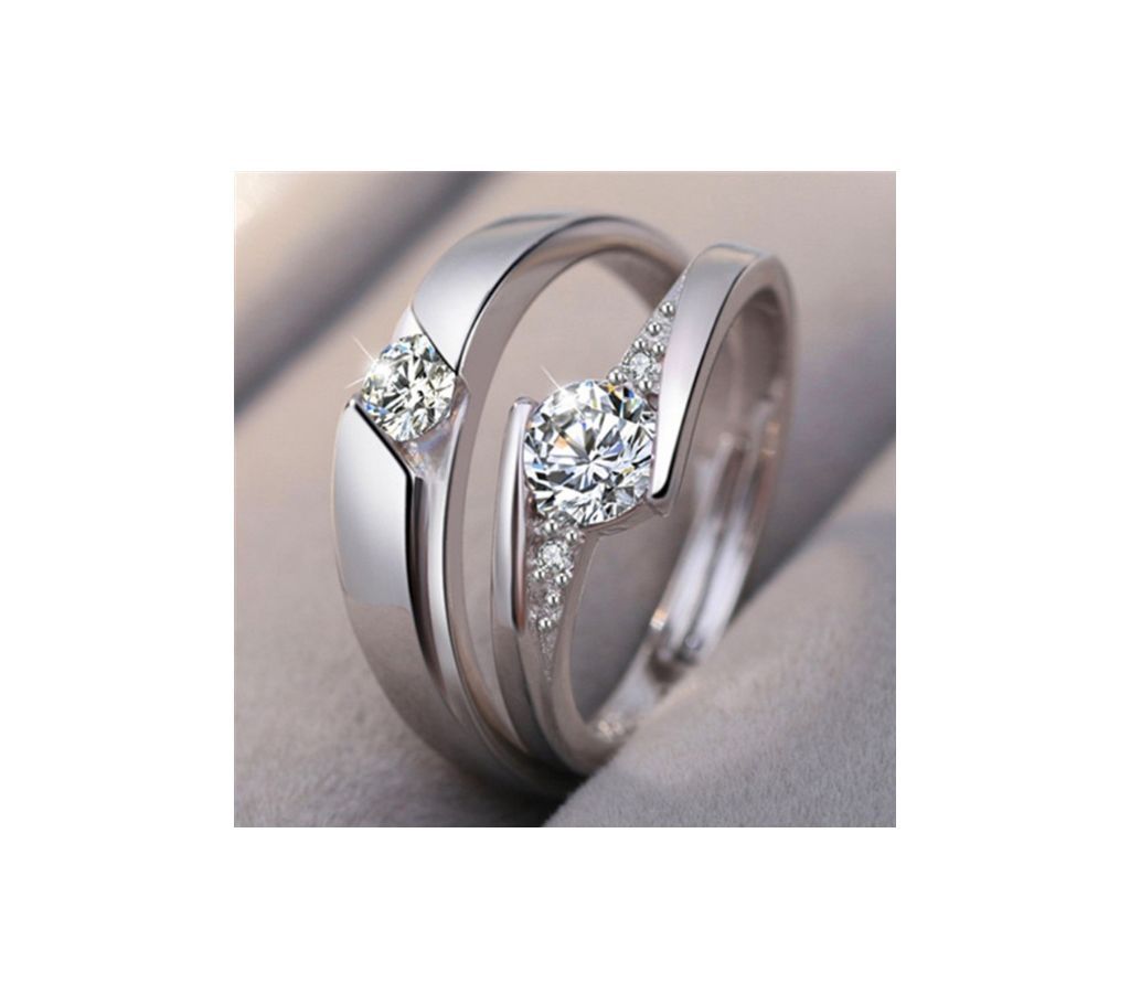925 Silver Couple Finger Ring