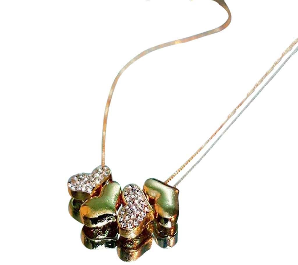 Golden heart shaped Pendant 
