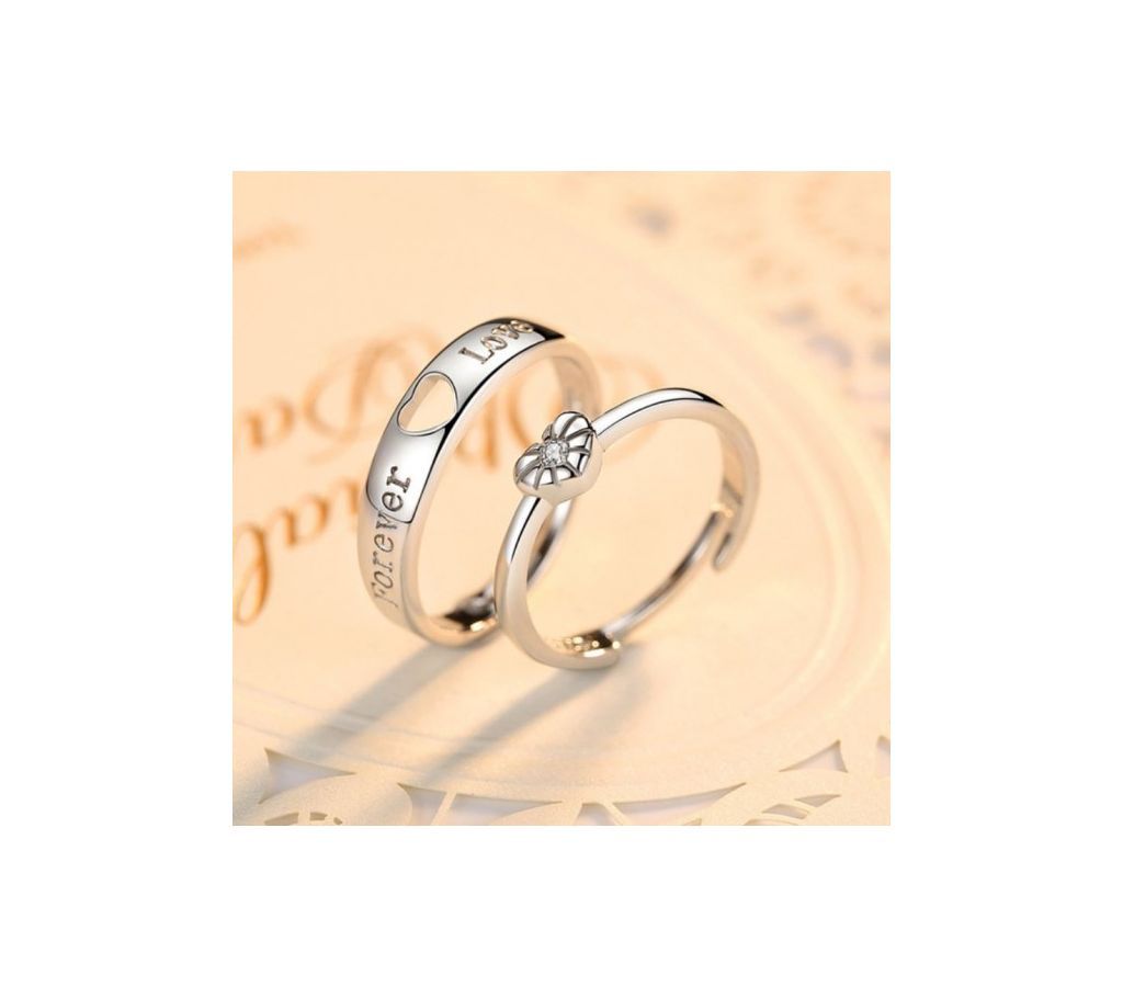 VALENTINES SPECIAL ELEGANT EMITATION DIAMOND COUPLE RING