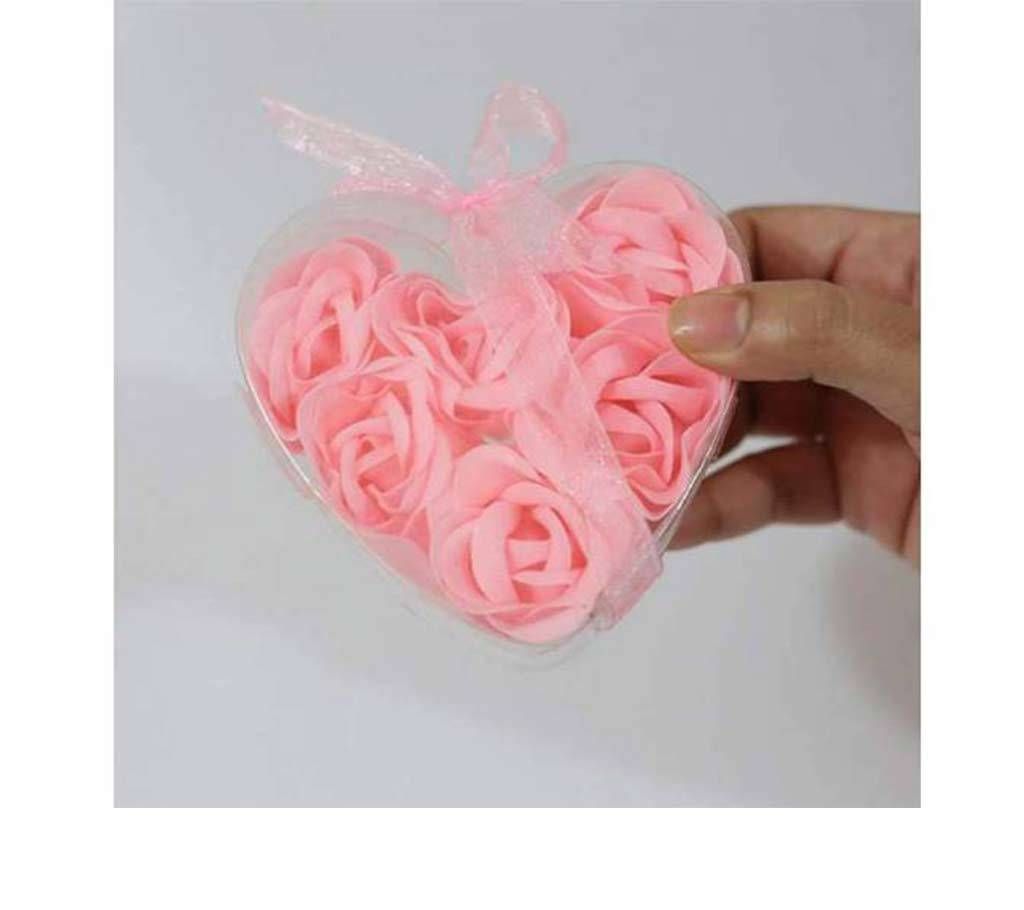 Valentine Gift Flower Soap Box-Pink