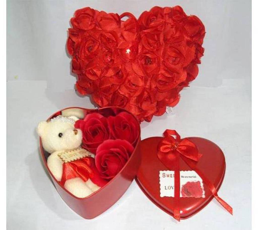 Valentine's Gift Box with Pillow