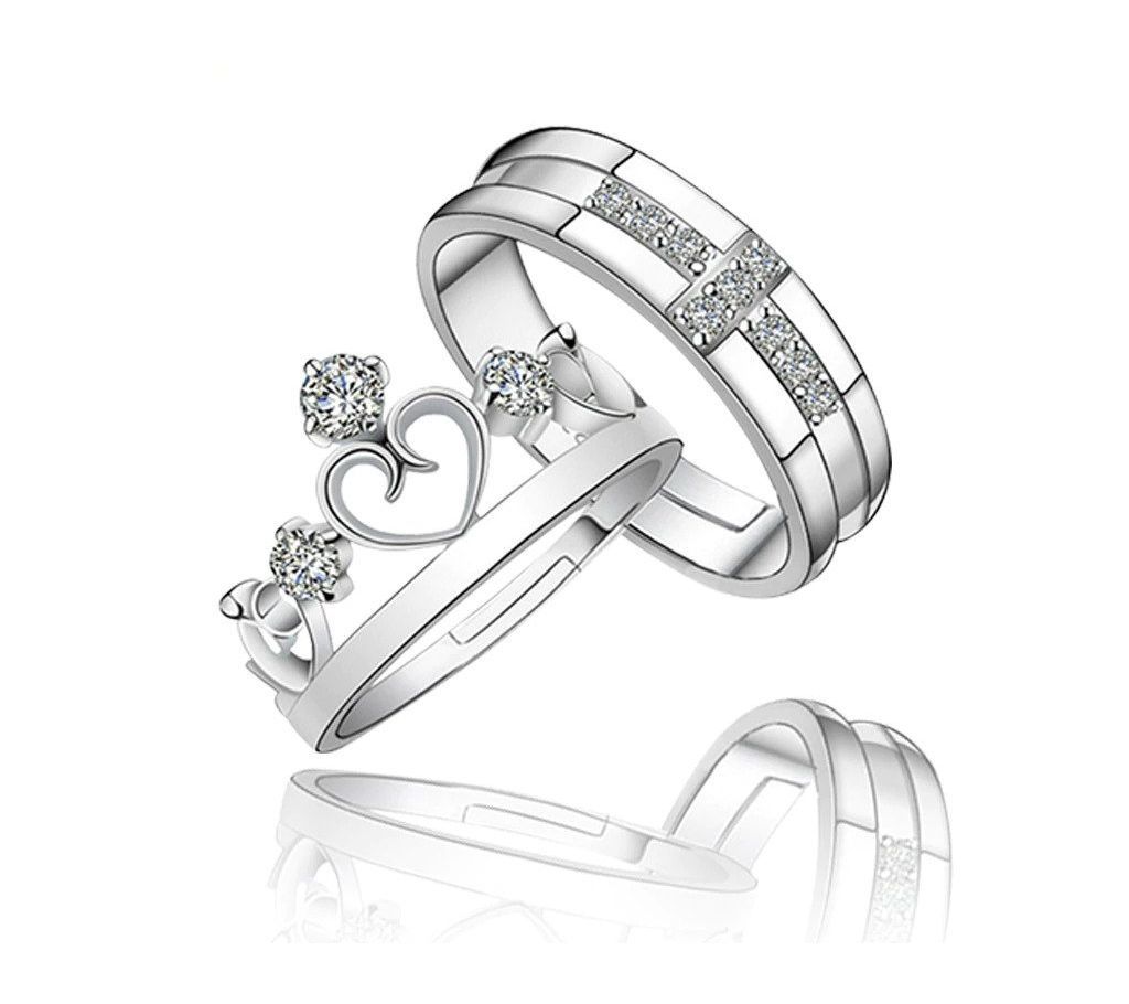 King - Queen Valentine Couple Finger Ring