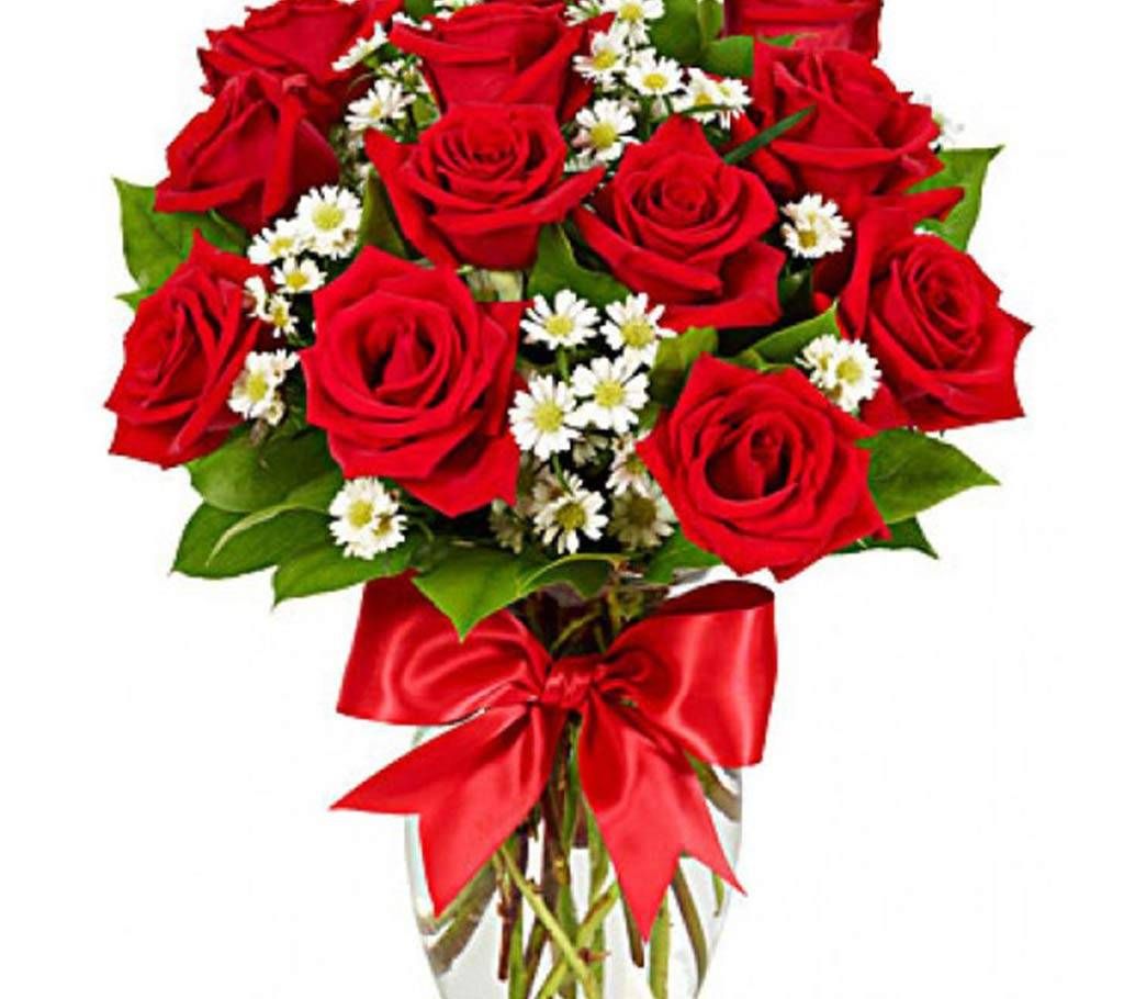 Pack of 6 pcs Artificial flowers Rose