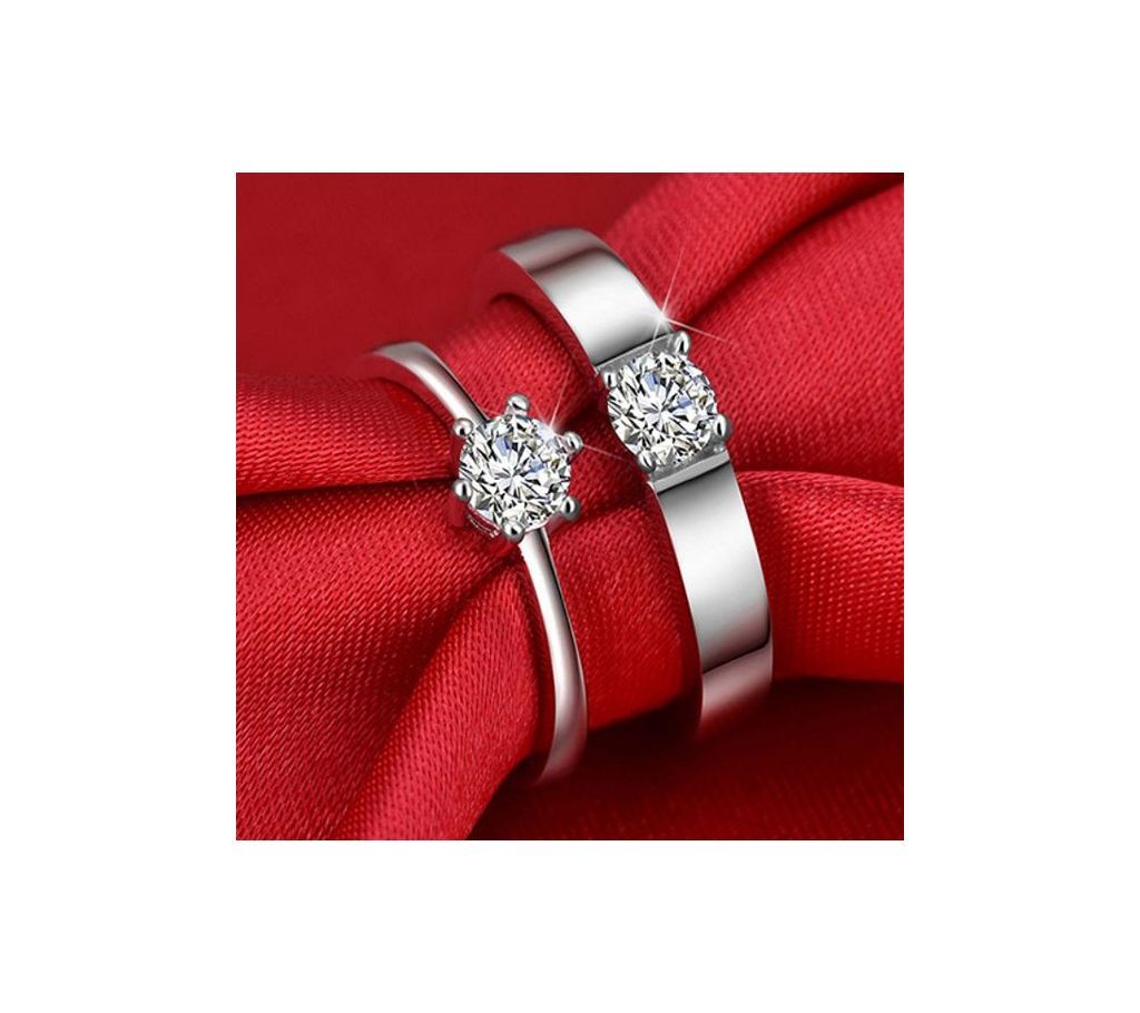 Trendy Couple Ring CR 01-1- GLM