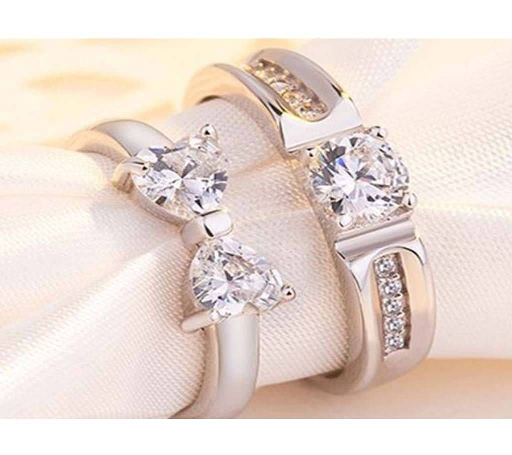 Trendy Couple Ring CR 04  GLM
