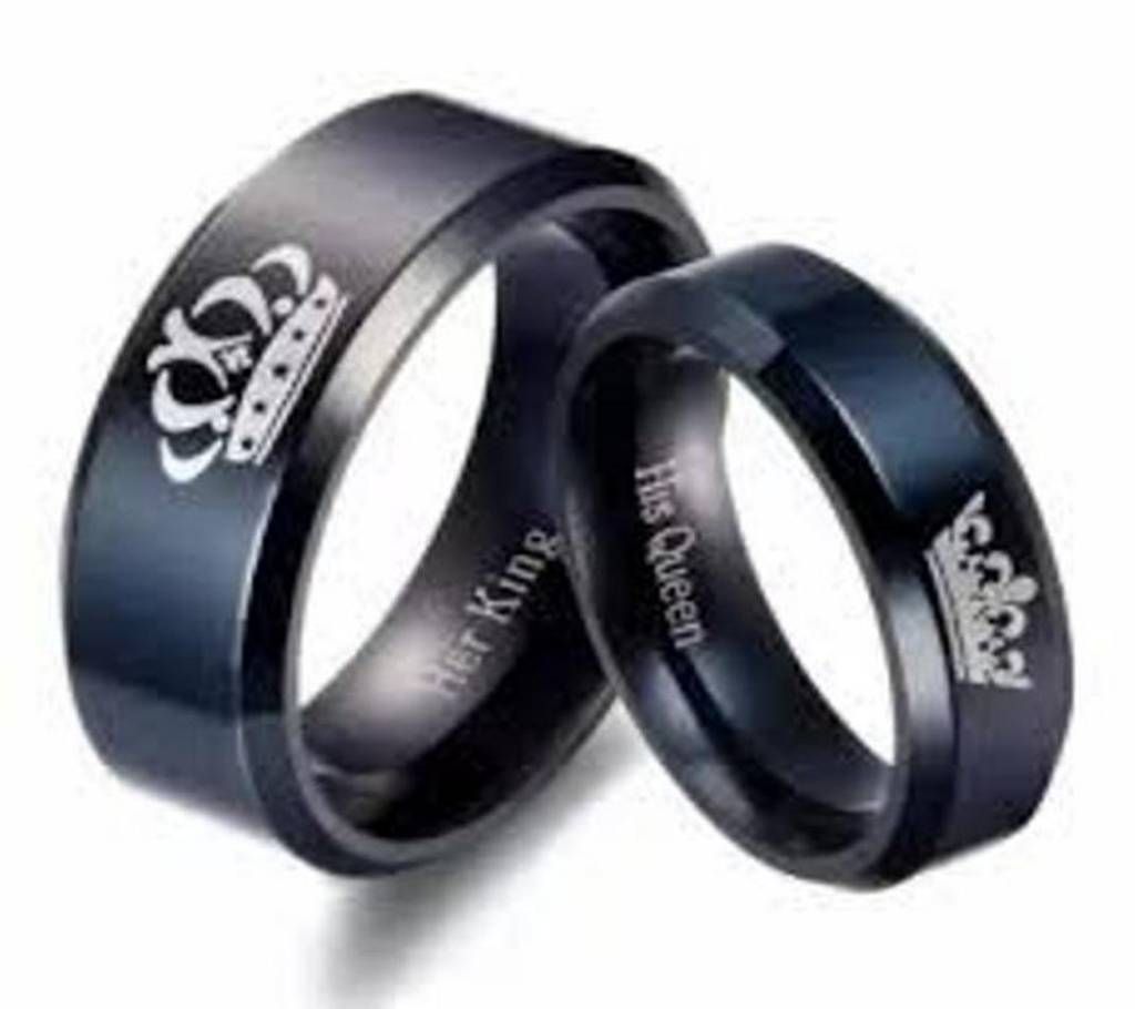 Her King and His Queen Couple Ring Set