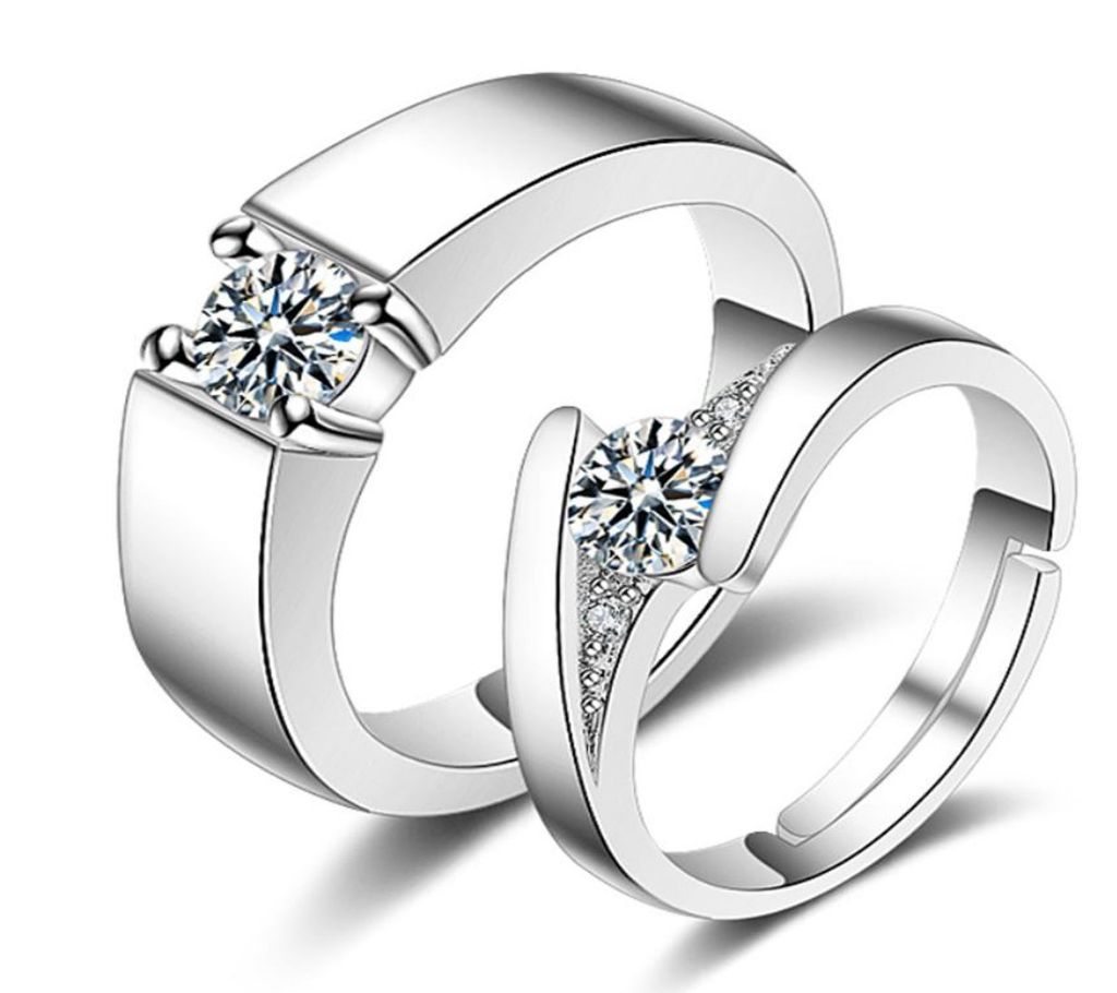 Trendy Couple Ring CR 06  GLM1
