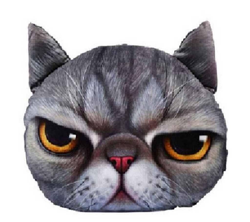 3D Cat Face Pillow-02