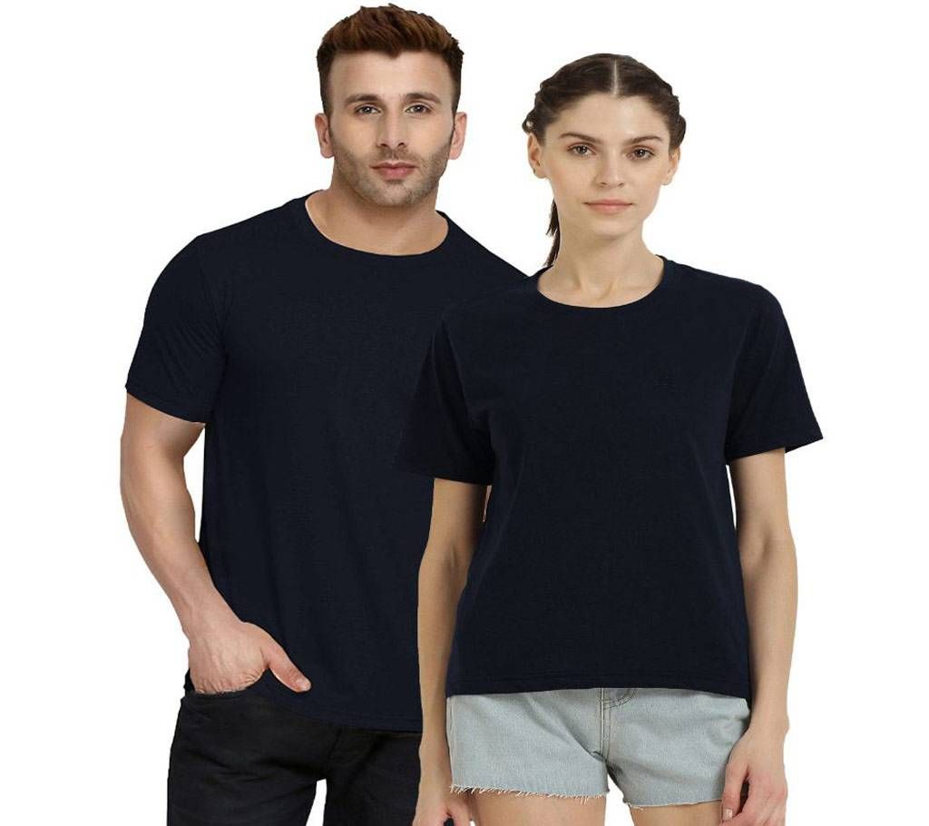 Couple Round Neck t-shirt Combo Pack 2 pcs