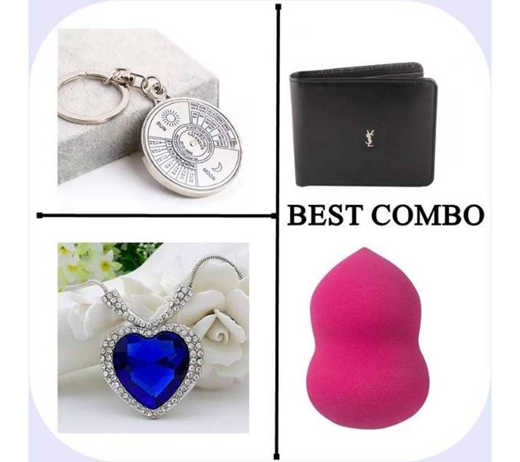 4 Pack of Combo Calender Key Ring +Wallet+Pendant+Blender