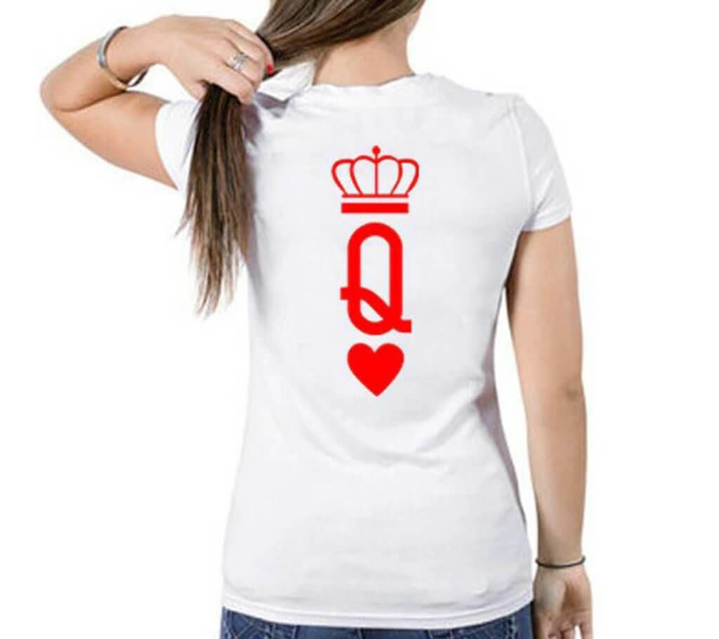Queen Womens T-shirt - white